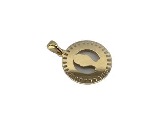 medalla oro 18k