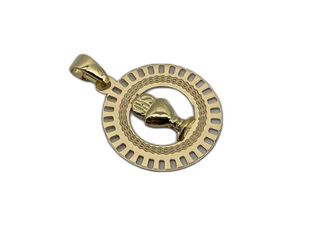 medalla oro 18k