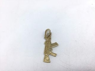colgante oro 18k con piedra con circonita