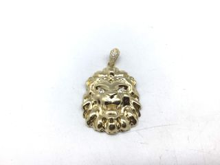 colgante oro 18k con piedra con circonita