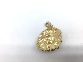 colgante oro 18k con piedra con circonita