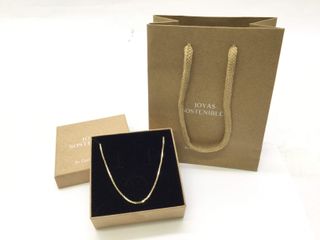 cadena oro 18k 25cm