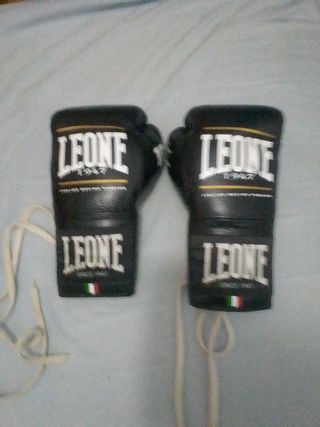 Guantes Boxeo Leone Cuero 10oz