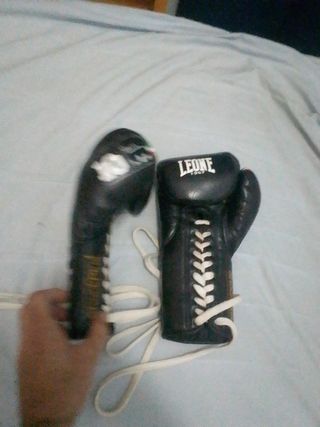 Guantes Boxeo Leone Cuero 10oz
