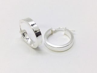 argollas plata 925mm