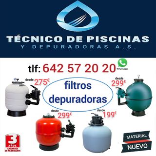 Filtro de arena depuradora piscinas nuevos