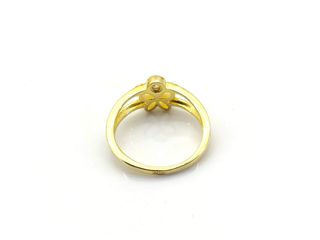 anillo plata 925mm con piedra con perla,circonita