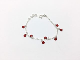 pulsera plata 925mm con piedra