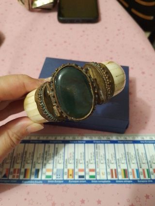 Bracciale vintage osso e agata