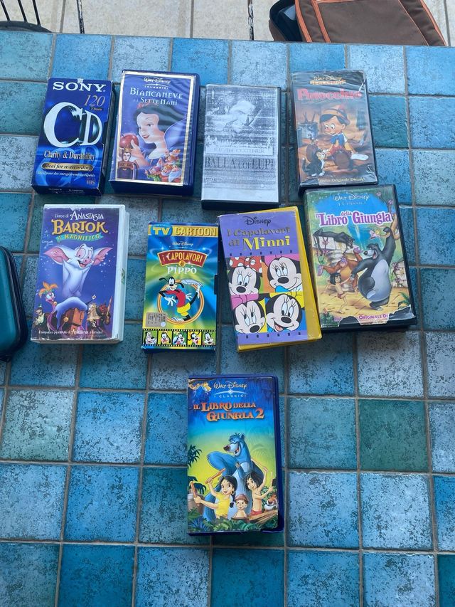 Videocassette VHS Disney e non.