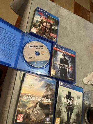 PS4 Juegos: Uncharted, Ghost Recon, Call of Duty