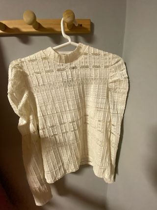 Jersey blanco de encaje