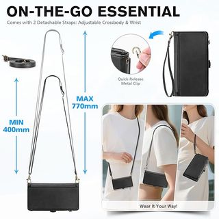 TUCCH Funda iPhone 17 Pro MAX 6,9'' 5G 2025 Negro