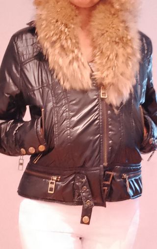 Cazadora Just Cavalli Negra