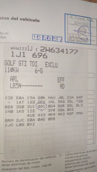 Golf GTI Diesel 150cv Arl xclusiv