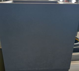 Macetero Cubo 50x50 Gris Piedra