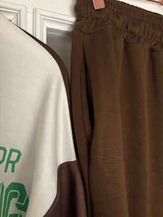 Conjunto chándal marrón