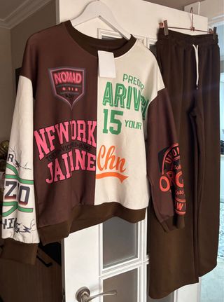 Conjunto chándal marrón