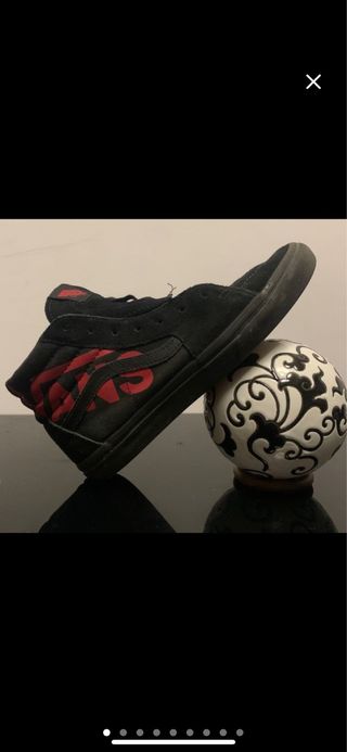 Vans SK8 High Zip Unisex Negro Rojo