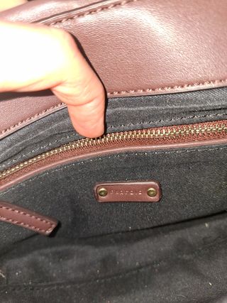 Bolso Parfois Marrón Estampado Cocodrilo