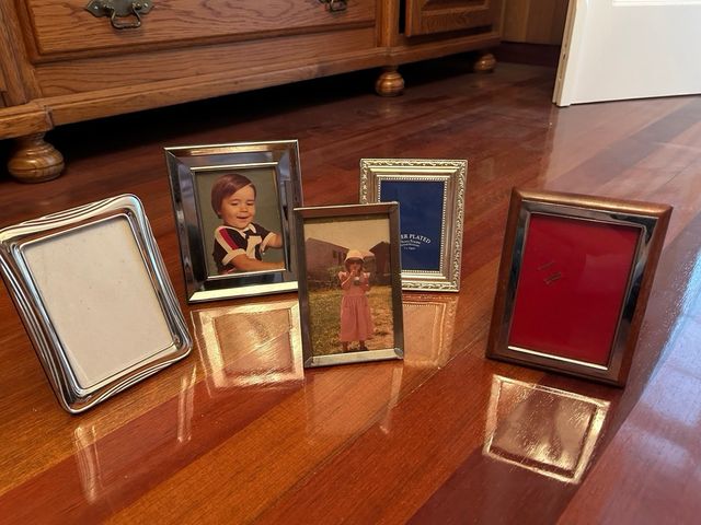 Marcos de fotos plateados