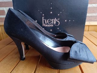 Zapatos Mary Paz Negros Talla 38