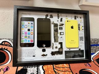Cornice nera e gialla per Apple iPhone 5c