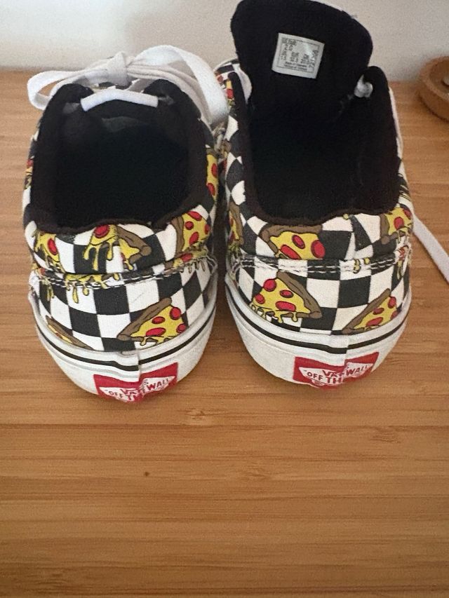 Zapatillas Vans Niño o niña Pizza Checkerboard