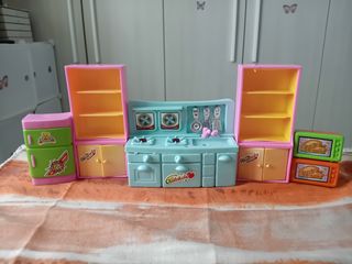 Mobili per casa delle bambole 21pz Lovely House 90