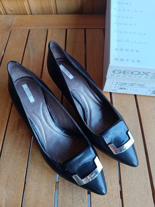Zapatos Geox Respira Negros Talla 38