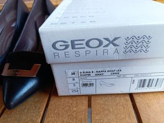 Zapatos Geox Respira Negros Talla 38