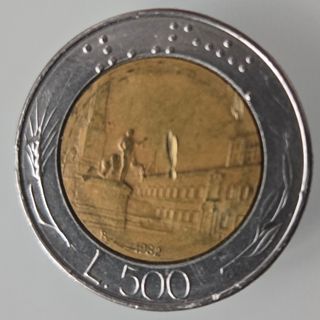500 Lire Italia 1982-R BB