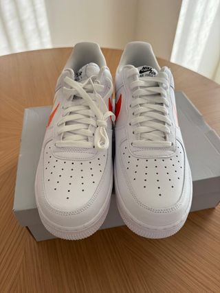 Zapatillas Nike Air Force 1 Naranja/Blanco