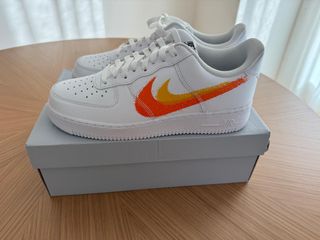 Zapatillas Nike Air Force 1 Naranja/Blanco
