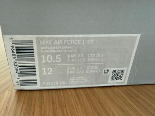 Zapatillas Nike Air Force 1 Naranja/Blanco