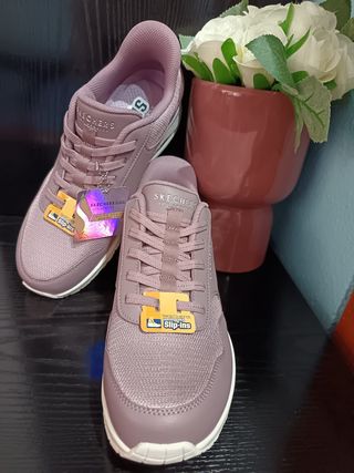 Zapatos Skechers Slip-ins Mujer Morado