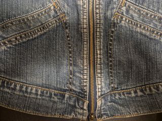 Cazadora vaquera con cremallera.Para niña
