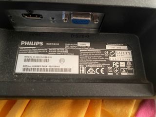Monitor Philips 223V5L 21.5 Full HD HDMI VGA