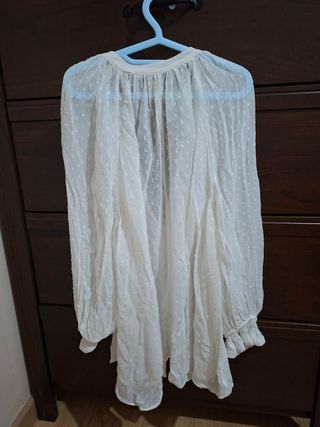 Blusa Zara Talla M Blanca