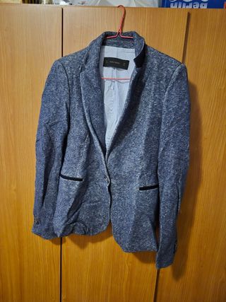 Americana Zara Invierno Azul