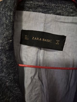 Americana Zara Invierno Azul