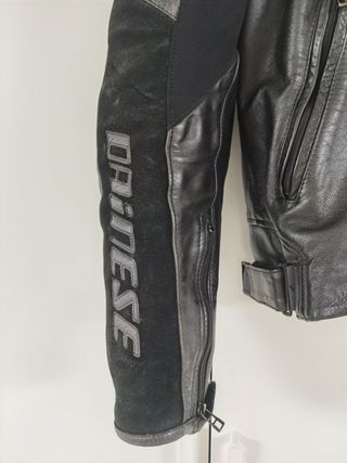 Chaqueta Dainese Stripes Cuero Talla 50