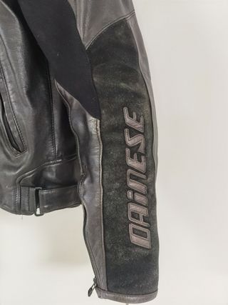 Chaqueta Dainese Stripes Cuero Talla 50