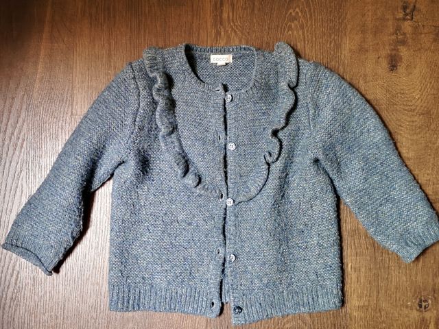 Cárdigan Gocco azul rebeca abrigo niña 2 - 3 años