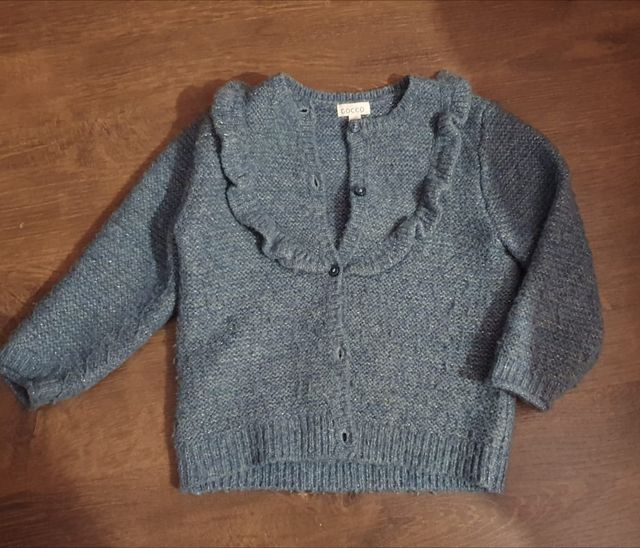 Cárdigan Gocco azul rebeca abrigo niña 2 - 3 años