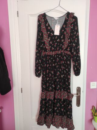Vestido Springfield floral T.38