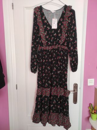 Vestido Springfield floral T.38