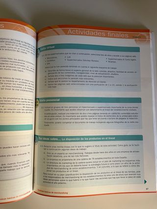 Libro texto “Técnicas básicas de merchandising”