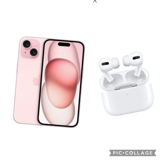 iPhone 15 Plus Rosa + AirPods Pro 