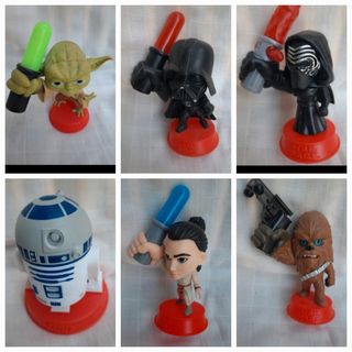 6 Personaggi Star Wars 3D con Luce
